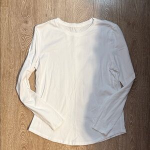 lululemon athletica White Long Sleeve Tee